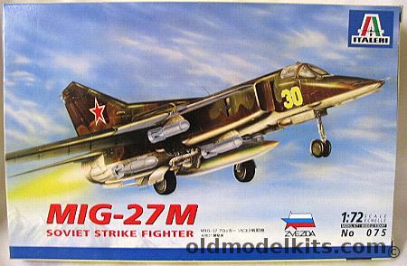 Italeri 1/72 Mig 27M Strike Fighter plastic model kit